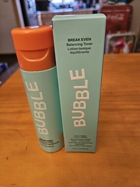 NIB BUBBLE Break Even Balancing Toner 3.2 Fl Oz